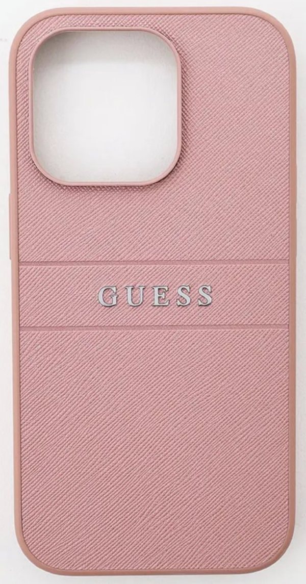 Чехол фирменный Guess iPhone 14 Pro Max, Розовый