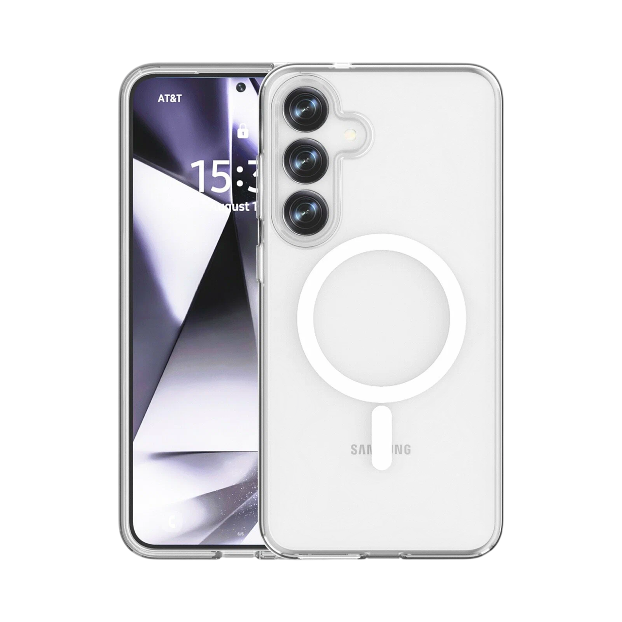 Чехол Keephone Kevilar X-Crystal Samsung S25 Plus, MagSafe, Прозрачный