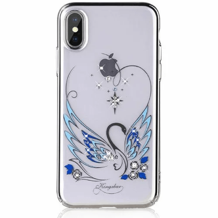 Чехол Силиконовый Кристаллы Kingxbar от Swarovski для iPhone Xs Max