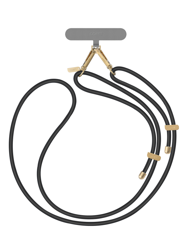 Шнурок на шею Uniq COEHL Laurel Lanyard, Черный