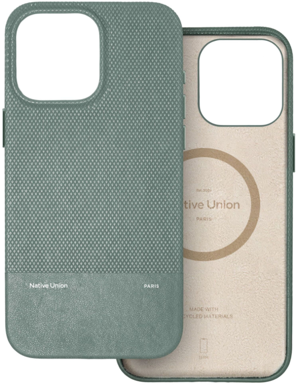 Чехол Native Union (RE)Classic Case MagSafe для iPhone 16 Pro Max, Зеленый