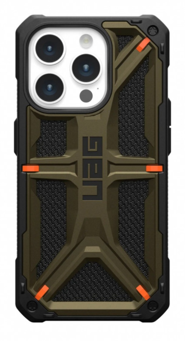 Чехол UAG Monarch Case для Apple iPhone 15 Pro, Кевларовый элемент, Зеленый