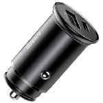 Baseus Circular Metal USB-A/USB-C 30W, Черный