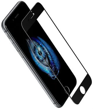 Защитное стекло Baseus 0.23mm Soft edge Anti-peeping для iPhone 7/8, Черный