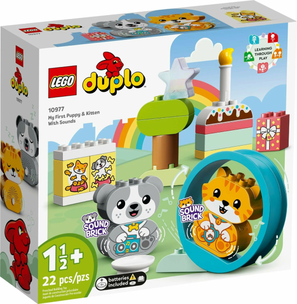 Конструктор LEGO Duplo – Мой первый щенок и котёнок и их звуки