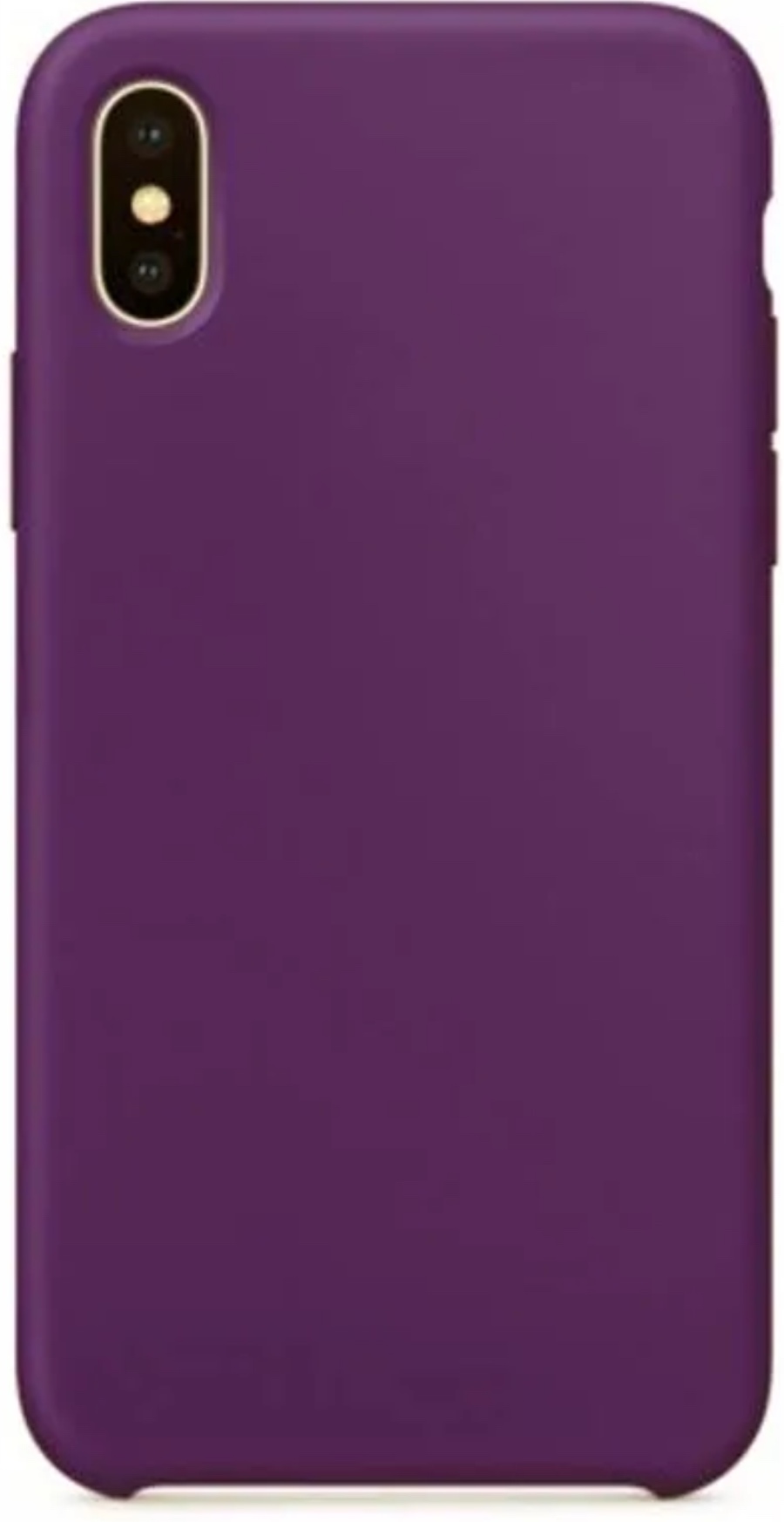 Оригинальный Силиконовый чехол для iPhone XS Max, Фиолетовый