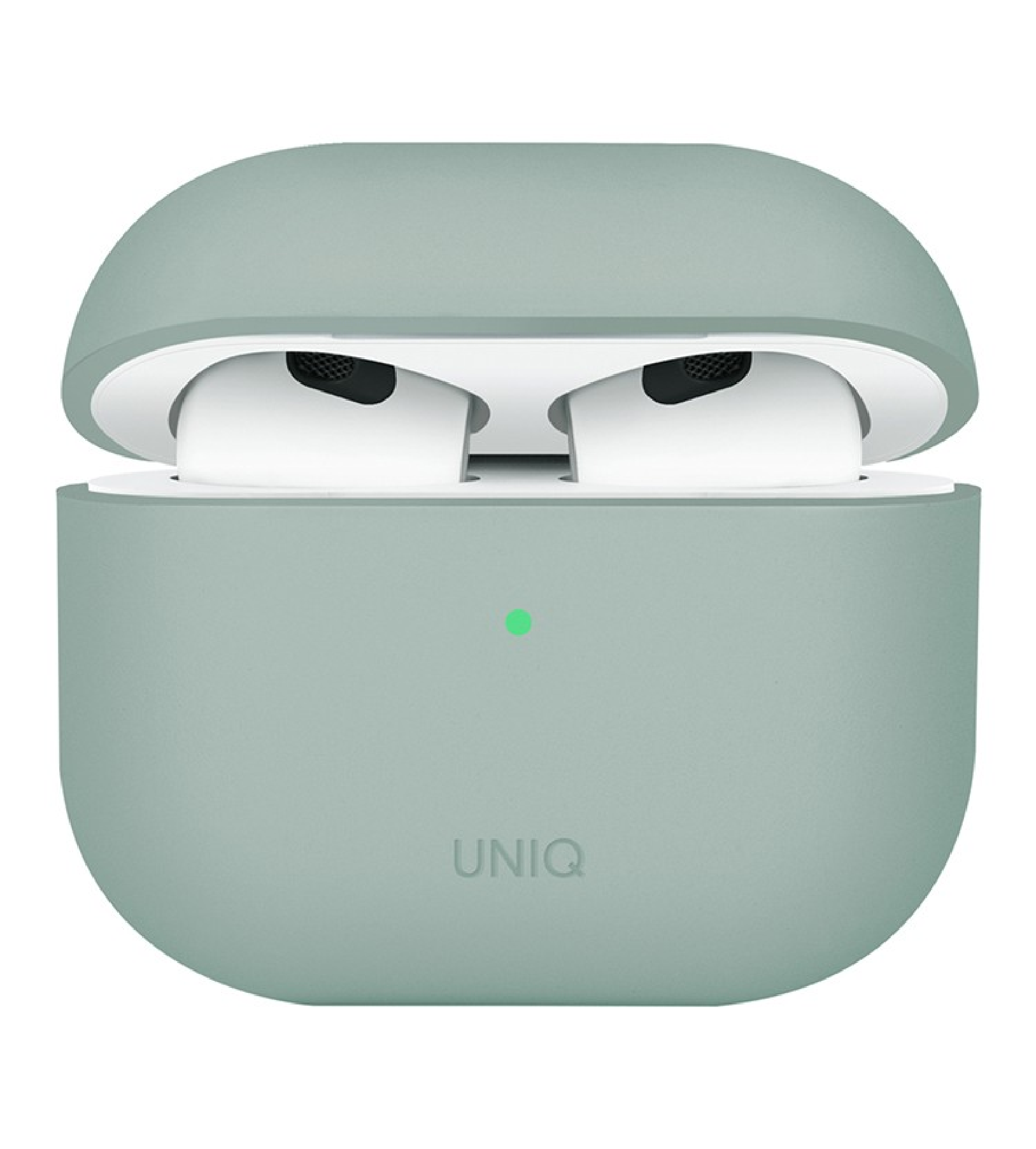 Чехол Uniq LINO Liquid silicone для Airpods 4, Зеленый