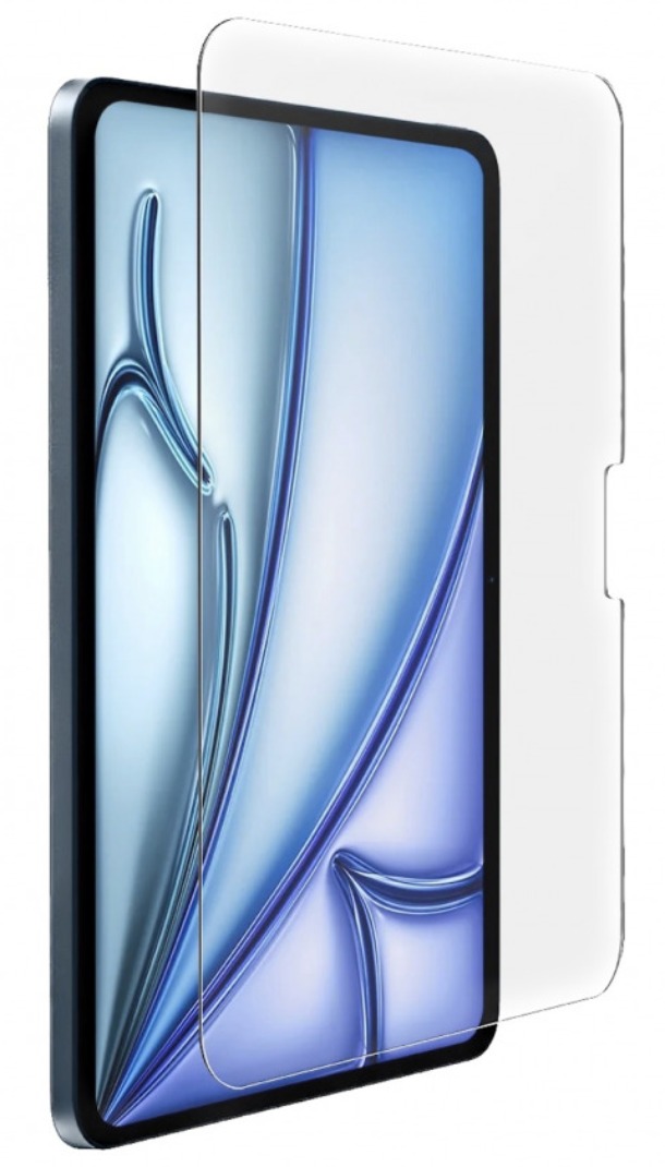 Защитное стекло Uniq OPTIX CLEAR для IPAD AIR 13" (2024), Прозрачное без рамки
