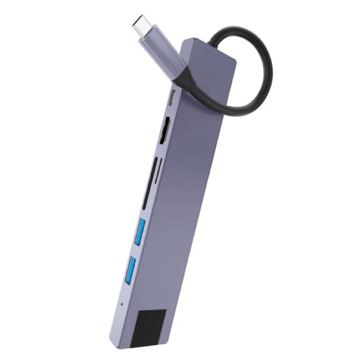 USB-C Multiport Hub 7 в 1 "vlp", Графит