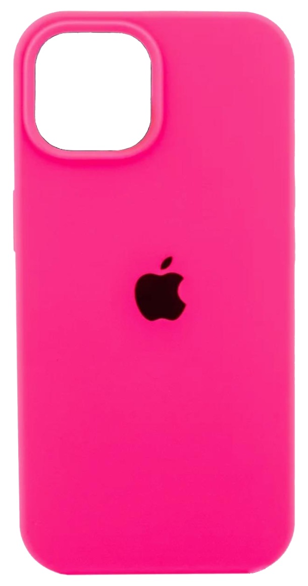 Чехол под оригинал для iPhone 15 Pro, Малиновый