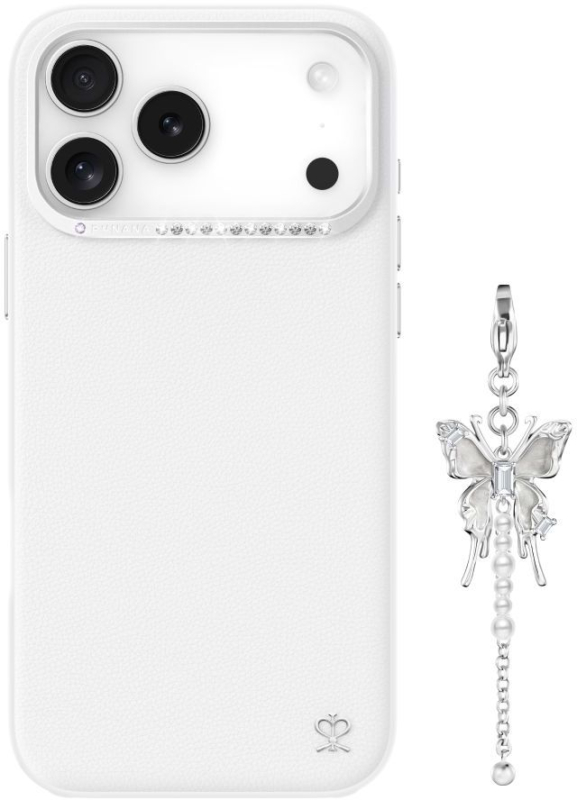 Чехол PYNANA для iPhone 17 Pro Max Starry Series Magsafe, Белый