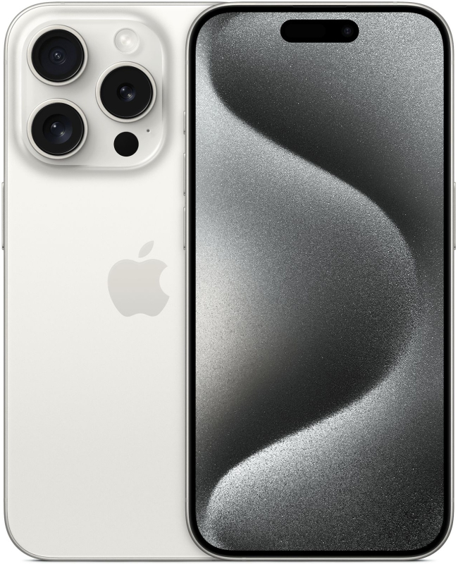 Apple iPhone 15 Pro 128Гб, 1 sim + eSIM, Белый титан
