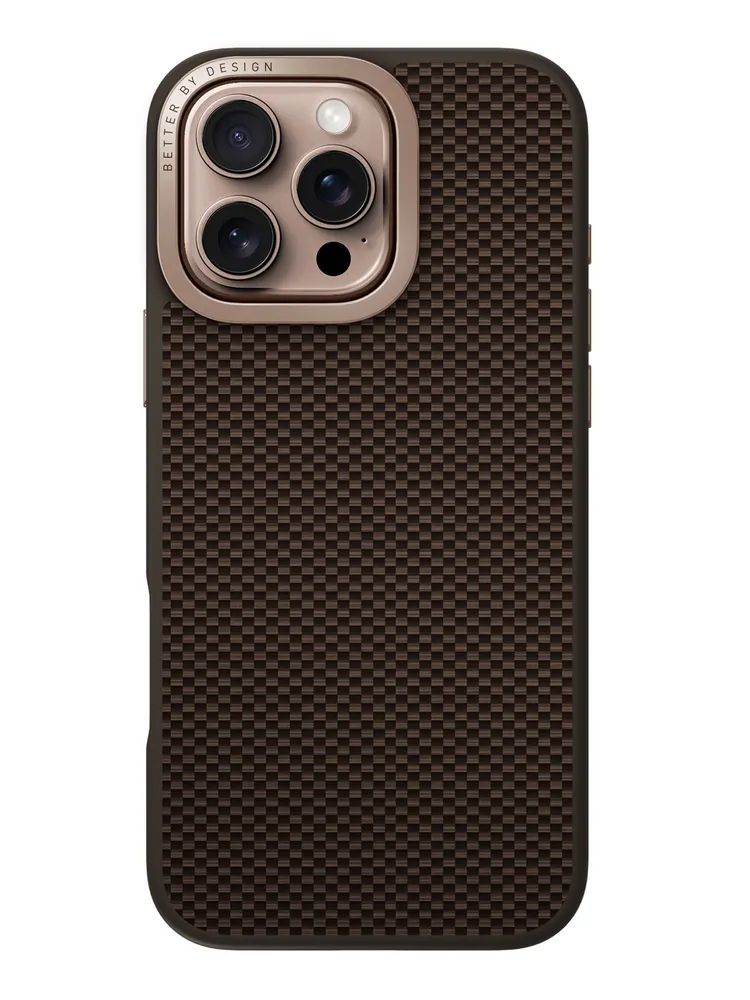 Чехол Uniq для iPhone 16 Pro Max KEVA MAX Kevlar with Camera, MagSafe, Коричневый