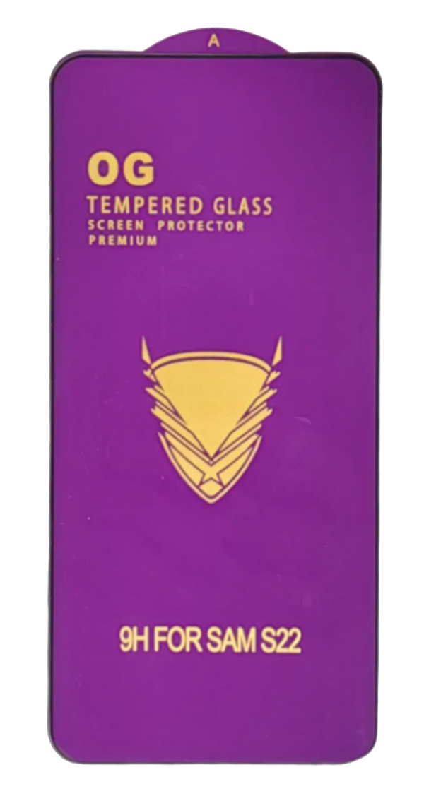Защитное стекло OG для Samsung S22/S23, Черный