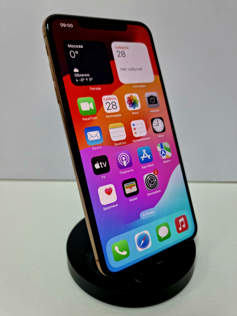 iPhone Xs Max 512Гб Золотой (100% / Заменен АКБ) RU - БУ . . .