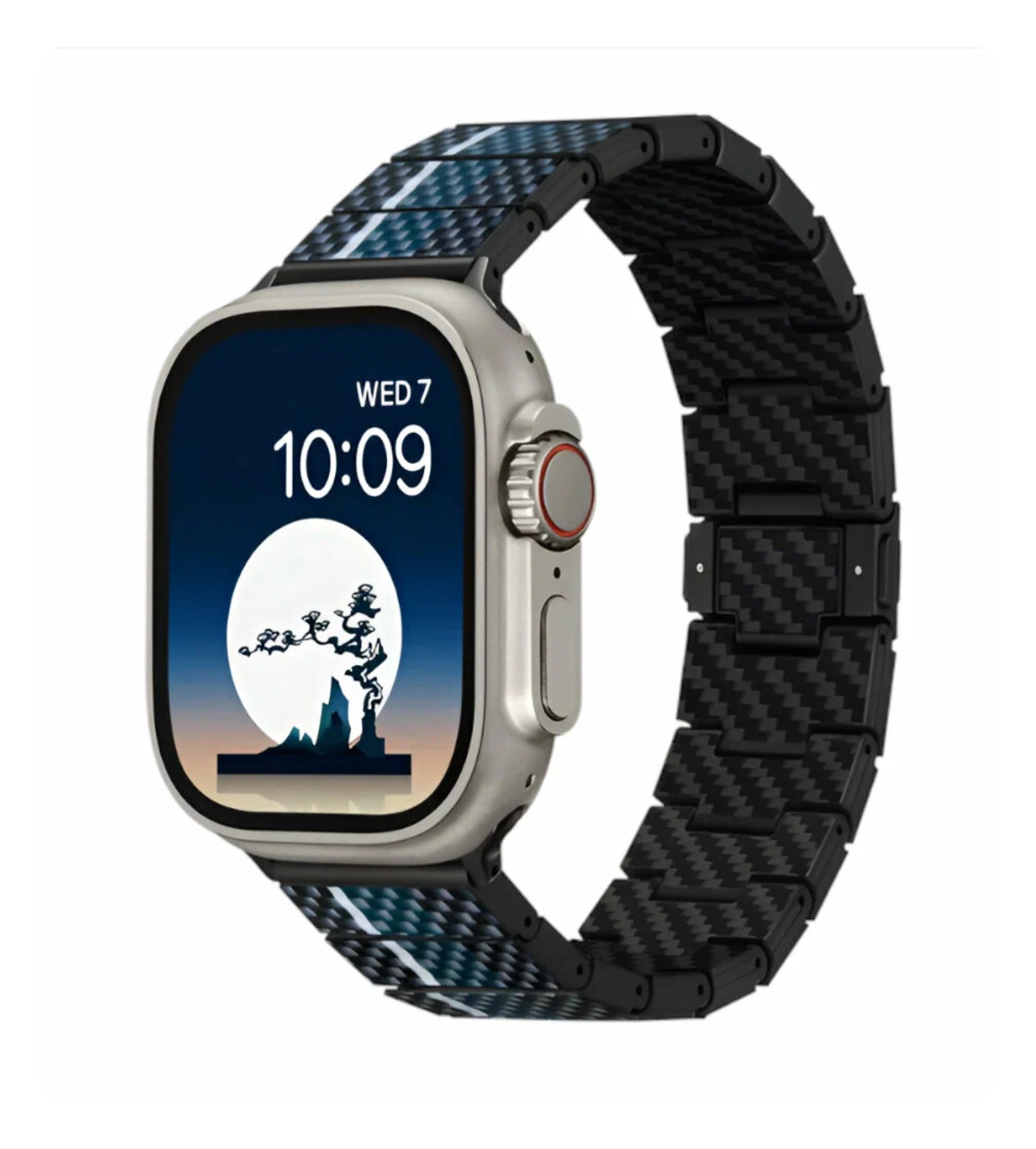 Браслет PITAKA Carbon Link серия Modern Rhapsody для Apple Watch 38/40/41/42/44/45/49мм