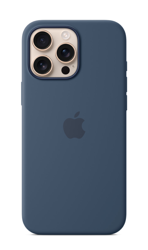 Чехол Оригинальный Силикон MagSafe для iPhone 16 Pro, Джинсовый