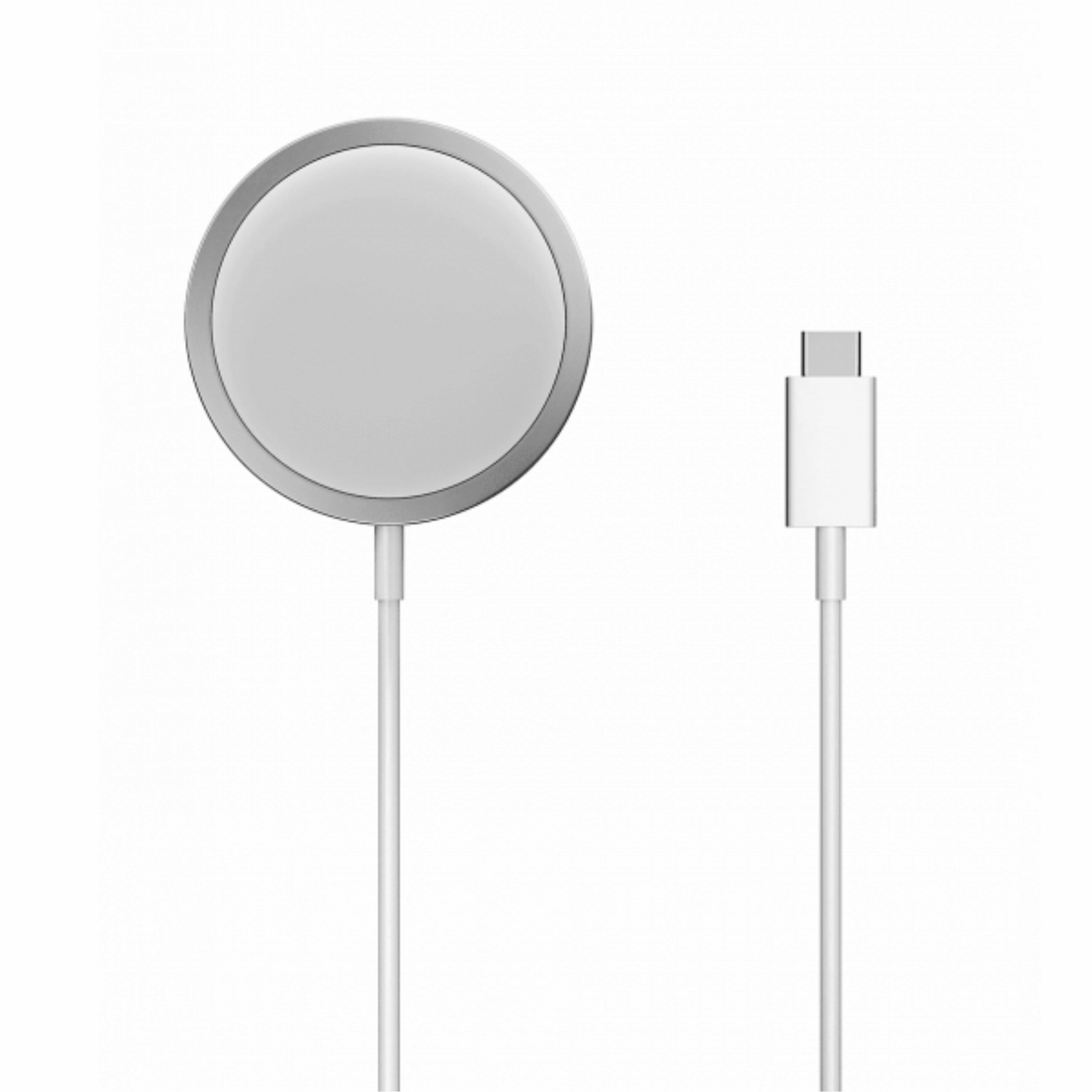 Ubear Wave MagSafe Wireless Charger, 15W, Серебряный