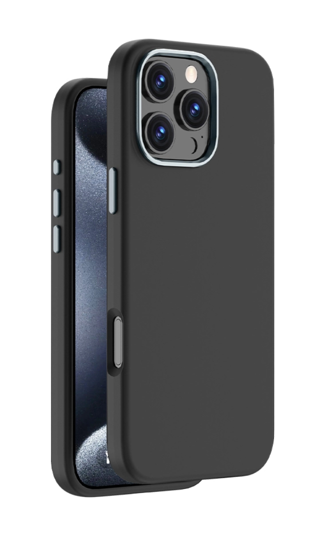 Чехол Deppa Силикон Pro Magsafe для iPhone 16 Pro, Чёрный