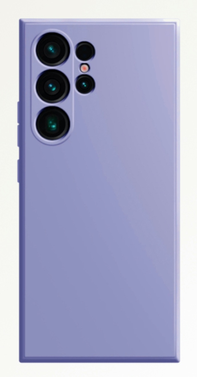 Чехол Силикон для Samsung Galaxy S24 Ultra, Лаванда