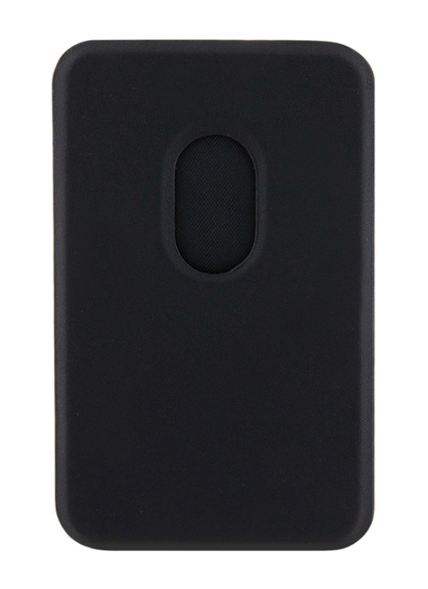 Чехол-бумажник BMW бумажник-стенд Wallet MagSafe Картслот Stand Signature кожа с металлическим логотипом, Черный