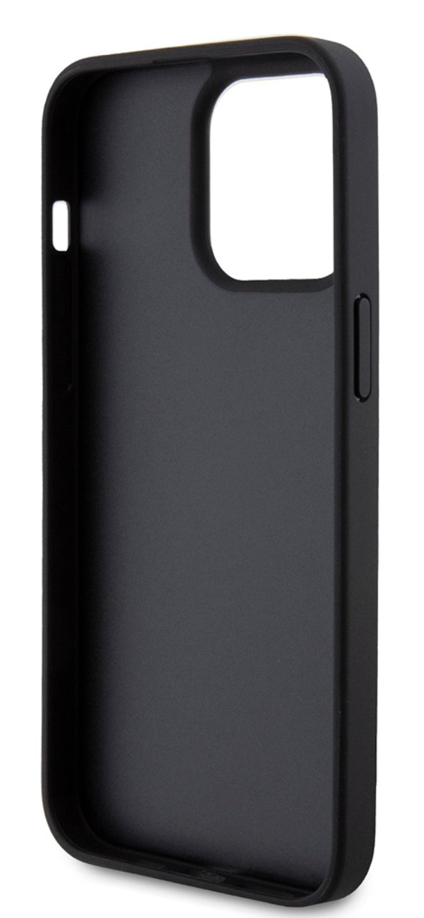 Чехол Lagerfeld для iPhone 15 Pro Max, PU Saffiano Monogram Metal logo Hard, Черный Чехол Lagerfeld для iPhone 15 Pro Max, PU Saffiano Monogram Metal logo Hard, Черный
