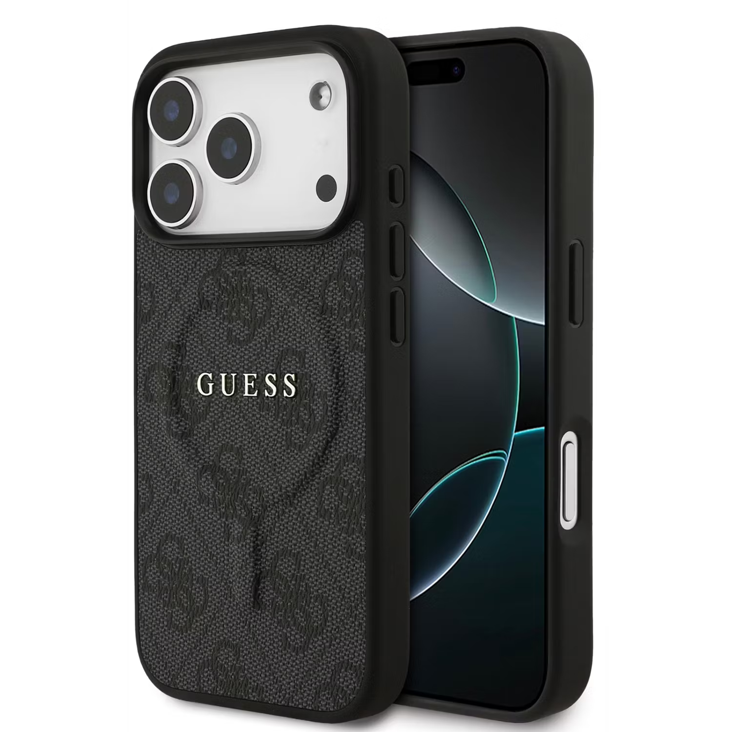 Чехол Guess iPhone 17 Pro Max, MagSafe, Черный
