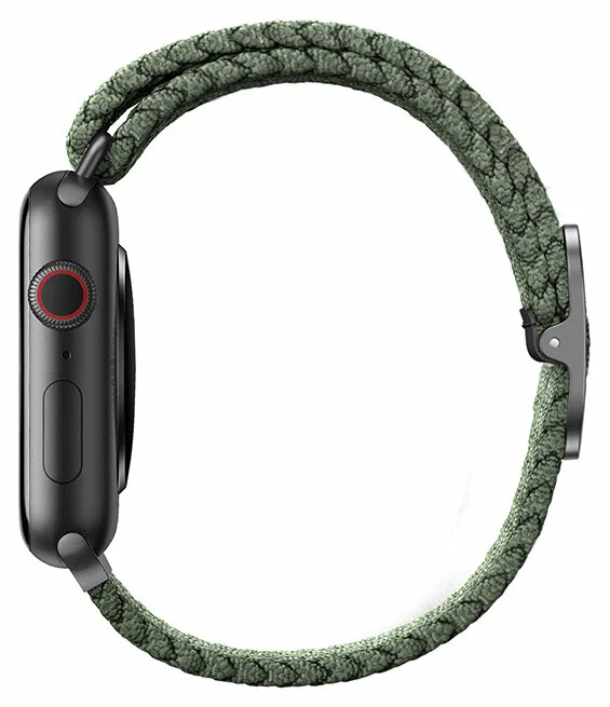 Ремешок Uniq ASPEN Strap Braided для Apple Watch 42/44/45мм, Зеленый