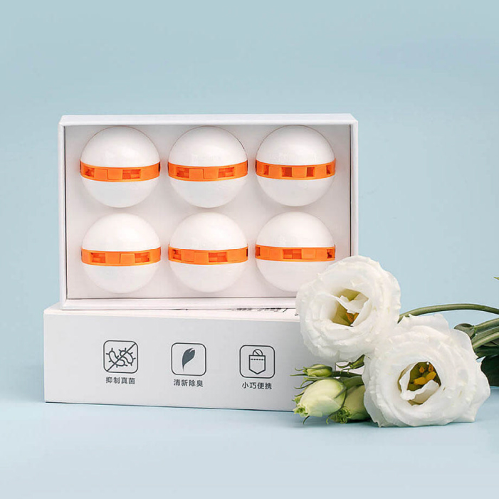 Дезодорант шарик для обуви Xiaomi Clean-n-Fresh Ball 6 шт