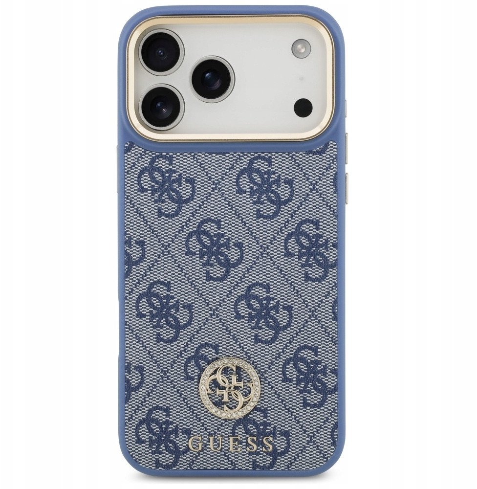 Чехол Guess iPhone 17 Pro Max, MagSafe, Темно-синий