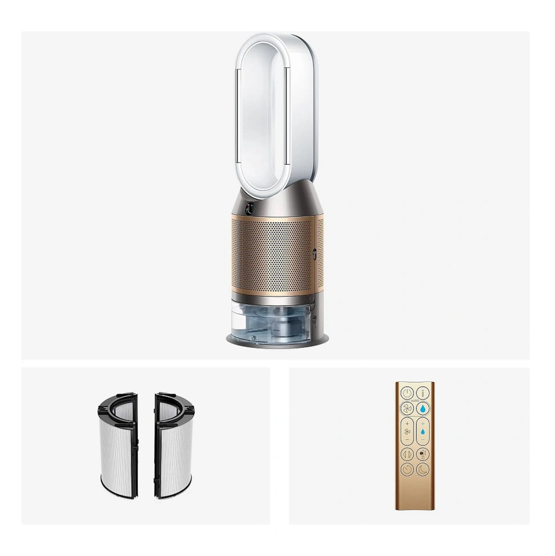 Dyson Purifier Humidifier + Cool Formaldehyde, Белый/Золотой, PH05