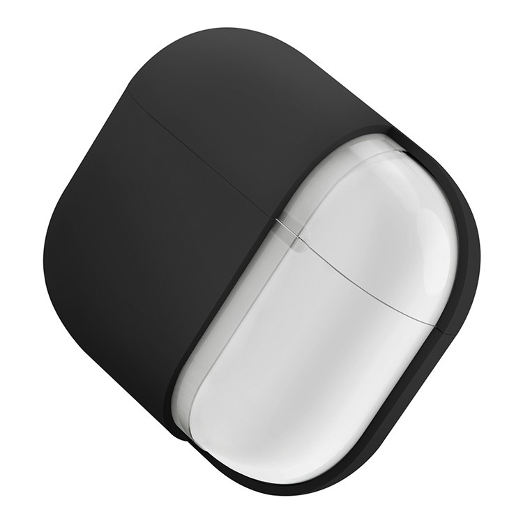 Чехол Uniq Nexo Active Hybrid Silicon для airpods 4, Черный