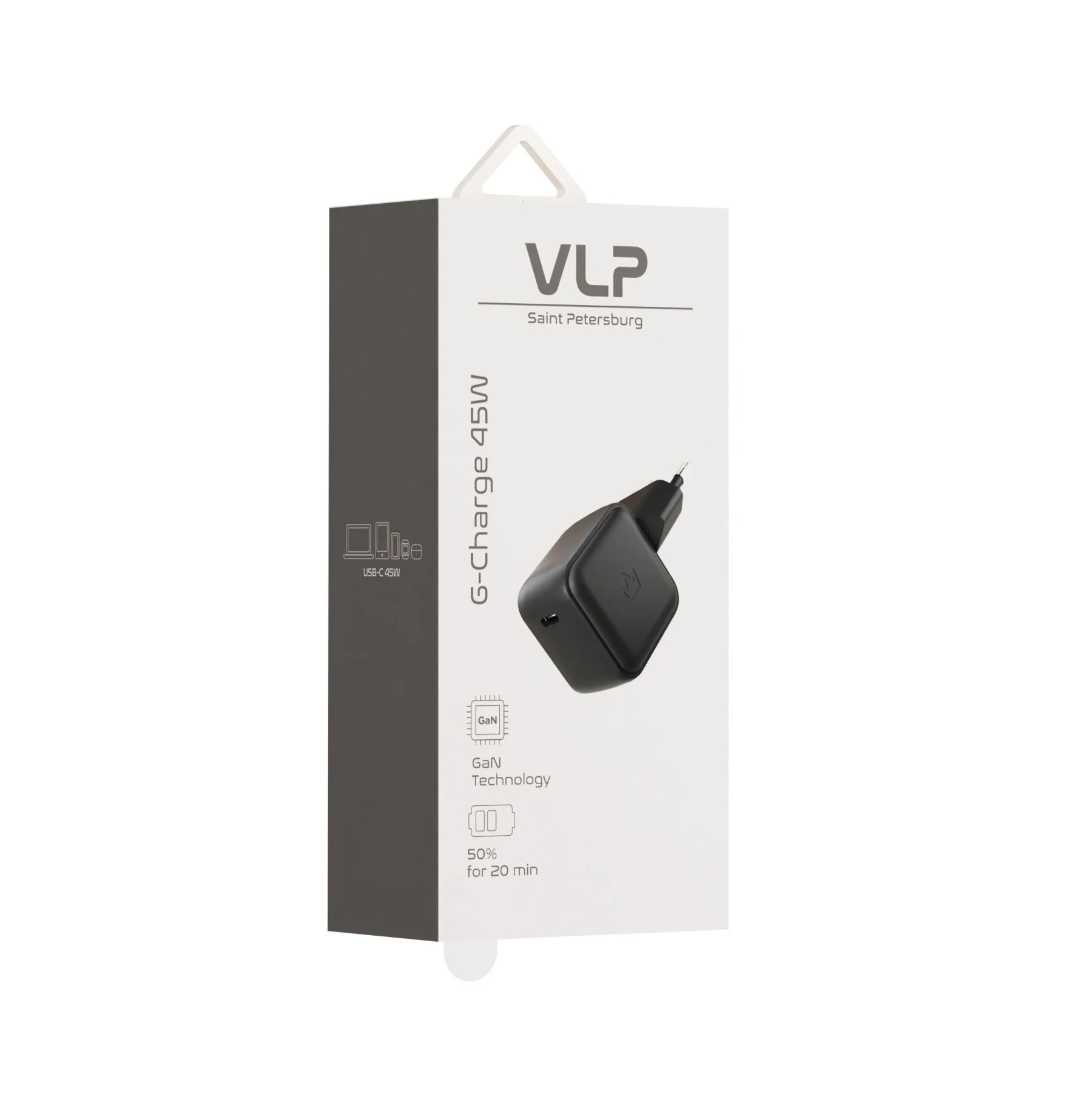 VLP G-Charge 45W USB-C, PD, QC, черный