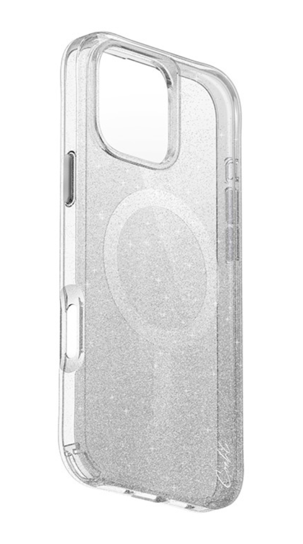 Чехол Uniq для iPhone 16 Pro, COEHL Lumino MagSafe, Сверкающее серебро 