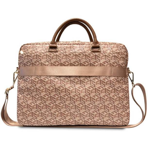 Сумка Guess для MacBook 15-16" G CUBE Bag, Коричневая