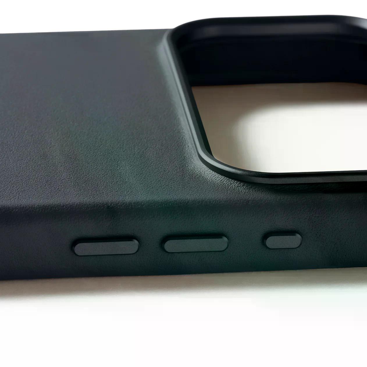 Чехол Mujjo Leather для iPhone 17 Pro Max, Базальт