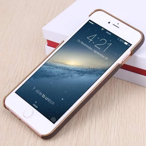 Чехол накладка Pierre cardin PCS-P15 для iPhone 7, Желто-коричневый