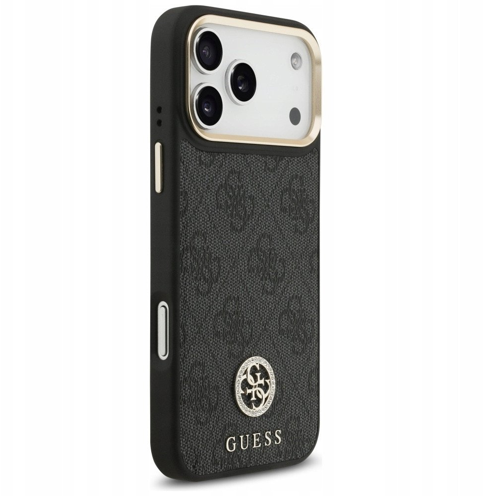 Чехол Guess iPhone 17 Pro Max, MagSafe, Черный