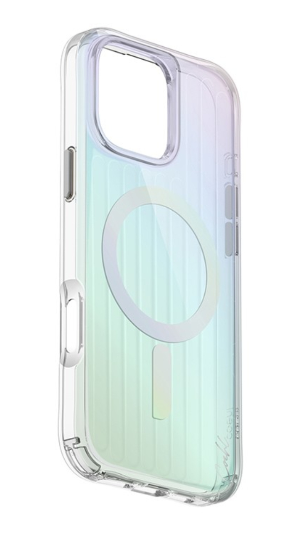 Чехол Uniq для iPhone 16, COEHL MagSafe, Линейный радужный 
