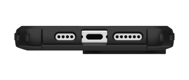 Чехол с поддержкой MAGSAFE Uag Metropolis LT Kevlar для iPhone 16 Pro Max, Черный