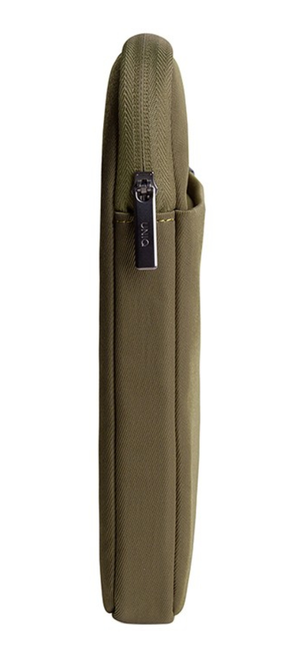 Сумка Uniq для MacBook 14" Bergen Nylon sleeve, Оливково-зеленый