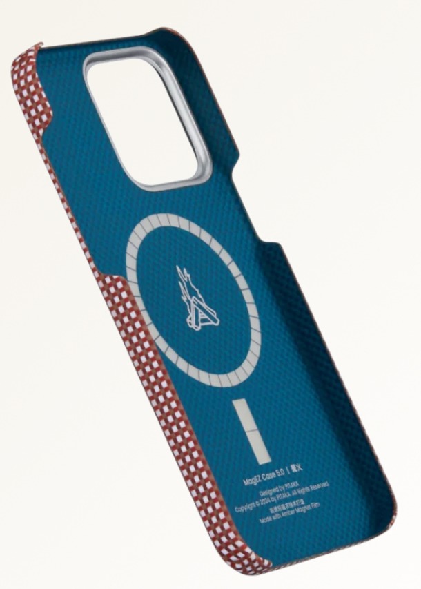 Чехол PITAKA MagEZ Case 5 для iPhone 15 Pro 6.1", Огненный (Bonfire)