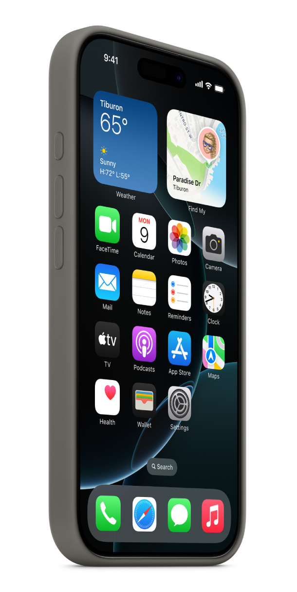 Чехол под оригинал для iPhone 16 Pro, Серый