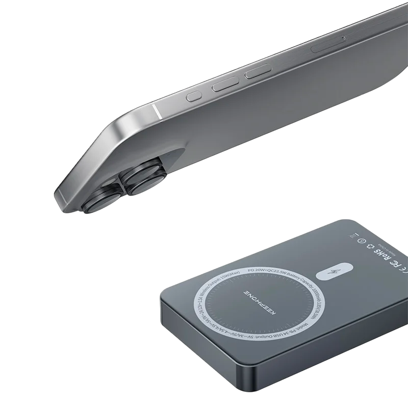 Внешний аккумулятор Keephone Lucci 10000Mah, черный титан