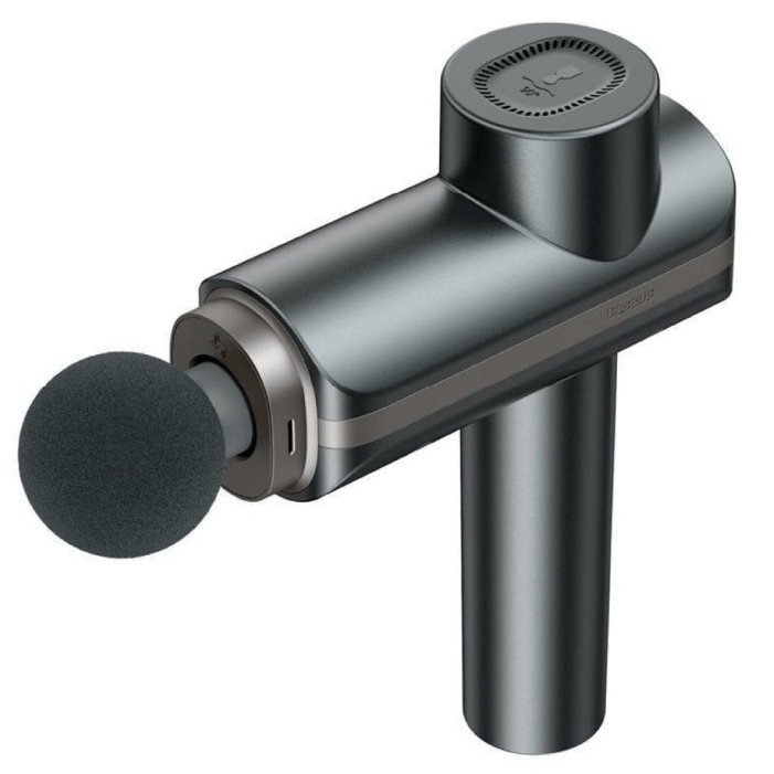 Массажный пистолет для тела Baseus Massage Gun Booster (ACJMQ-0G), Темно-серый в Краснодаре