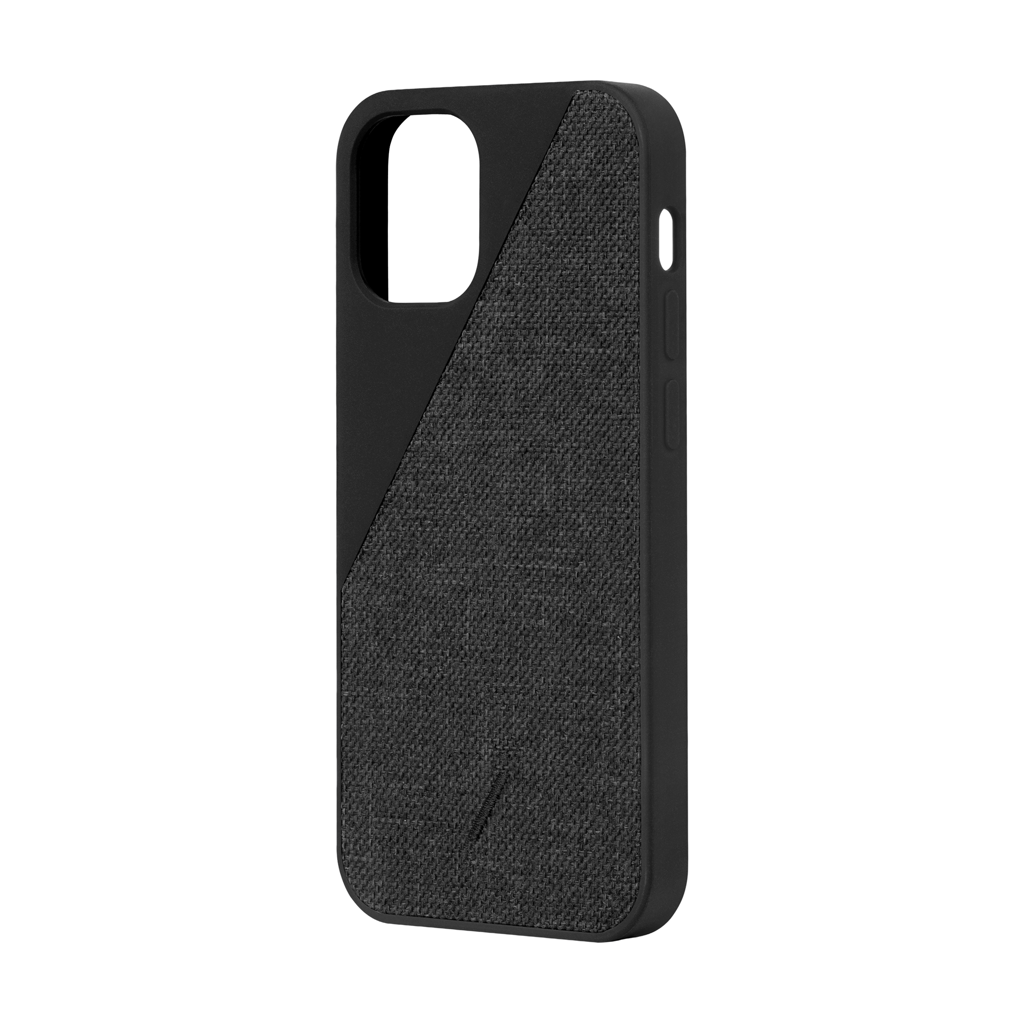 Чехол для iPhone 12/12 Pro, Ткань, Черный