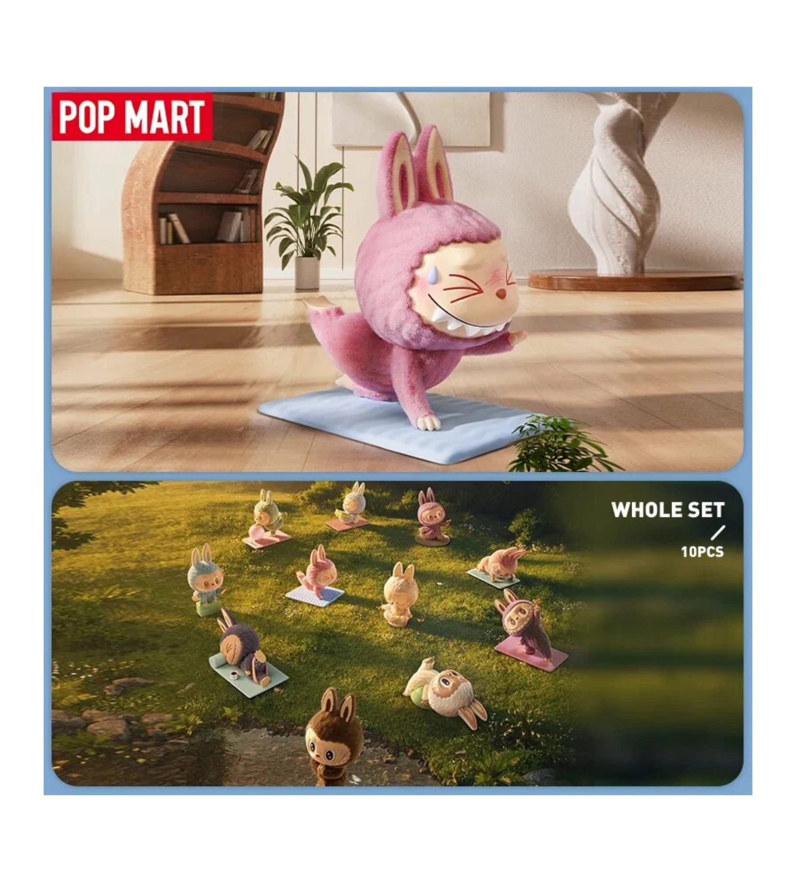 Labubu Lazy Yoga Figure, Коллекционная фигурка-брелок в Краснодаре