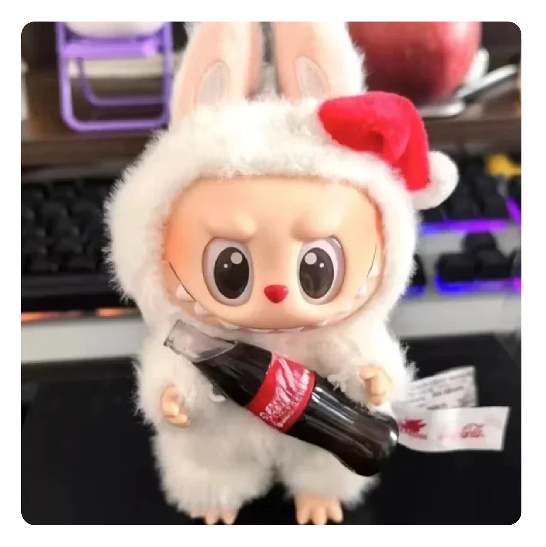 Labubu Coca-Cola Figure, Коллекционная фигурка-брелок  в Краснодаре