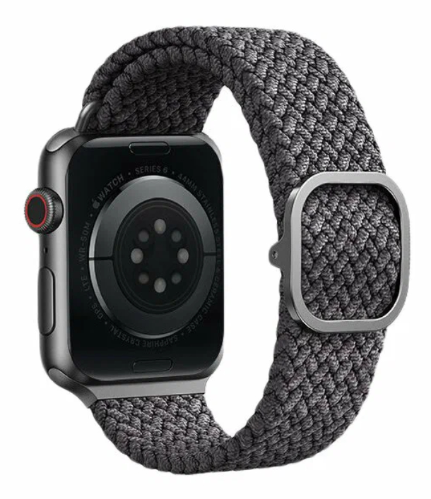 Ремешок Uniq ASPEN Strap Braided для Apple Watch 42/44/45мм, Серый
