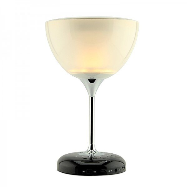 Портативная колонка светильник и часы, JY-35C